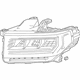 GM 84902386 Headlamp Assembly, Front Passenger Side