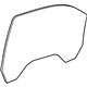 GM 84322002 Door Glass, Front Driver Side