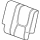 GM 19151613 Seat Back Cover, Gray, Rear Driver Side GM 19151613 Seat Back Cover, Gray, Rear Driver Side