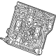 GM 85564849 Seat Back Frame, Rear