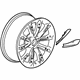 GM 23232107 Wheel, Alloy, Rear