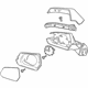 GM 23240303 Mirror Assembly, Rear Driver Side