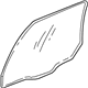 GM 25632480 Door Glass, Rear Passenger Side