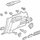 GM 23389818 Quarter Trim Panel, Rear Lower Passenger Side GM 23389818 Quarter Trim Panel, Rear Lower Passenger Side