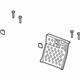 GM 22719546 Seat Back Panel, Rear Driver Side