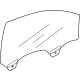 GM 85562565 Door Glass, Front Passenger Side