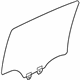 GM 15237439 Moveable Glass, Driver Side