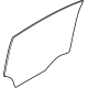 GM 23377174 Door Glass, Rear Driver Side GM 23377174 Door Glass, Rear Driver Side