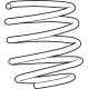 GM 85155090 Coil Spring, Front