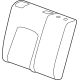 GM 42694739 Seat Back Cover, Black, Rear GM 42694739 Seat Back Cover, Black, Rear