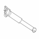 GM 84564323 Shock Absorber, Rear Upper Passenger Side GM 84564323 Shock Absorber, Rear Upper Passenger Side