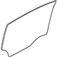 GM 84550967 Door Glass, Rear Driver Side