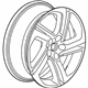 GM 84348843 Wheel, Alloy, Rear GM 84348843 Wheel, Alloy, Rear