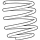 GM 23167061 Coil Spring, Front