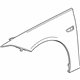 GM 39125439 Fender, Front Driver Side