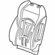GM 26260830 Seat Back Cover, Front