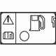 GM 20995592 Fuel Label