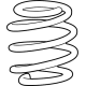 GM 42703181 Coil Spring, Front