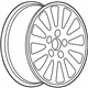 GM 13235012 Wheel, Alloy, Rear