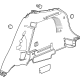 GM 42746737 Lower Quarter Trim, Rear Passenger Side GM 42746737 Lower Quarter Trim, Rear Passenger Side