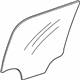 GM 22839371 Door Glass, Rear Driver Side GM 22839371 Door Glass, Rear Driver Side