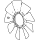 GM 84012677 Fan Blade GM 84012677 Fan Blade