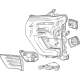 GM 86514717 Headlamp Assembly, Front Driver Side