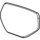 GM 84256872 Mirror Glass, Rear Driver Side