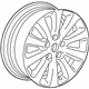 GM 22758350 Wheel, Alloy, Rear