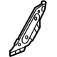 GM 84877705 Rail Reinforcement Bracket, Front Upper Driver Side