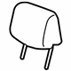 GM 23448552 Headrest, Rear