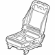 GM 21993897 Seat Frame, Driver Side