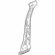 GM 84050783 Center Pillar Reinforcement, Passenger Side