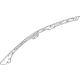 GM 60003975 Inner Windshield Pillar, Driver Side GM 60003975 Inner Windshield Pillar, Driver Side