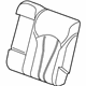 GM 23372513 Seat Back Cover, Black, Rear GM 23372513 Seat Back Cover, Black, Rear