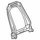 GM 13513167 Seat Back Frame, Front GM 13513167 Seat Back Frame, Front
