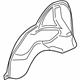 GM 15221160 Inner Wheelhouse, Rear Passenger Side