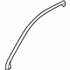GM 22756820 Reveal Molding, Front Upper Driver Side GM 22756820 Reveal Molding, Front Upper Driver Side