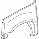 GM 22977473 Fender, Front Driver Side