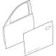GM 84862360 Door Shell, Front Driver Side