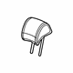GM 26689140 Headrest, Black, Rear GM 26689140 Headrest, Black, Rear