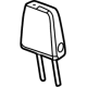 GM 85161286 Headrest, Outer GM 85161286 Headrest, Outer