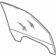 GM 15891715 Door Glass, Front Passenger Side