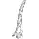 GM 60004339 Center Pillar Reinforcement, Inner Driver Side GM 60004339 Center Pillar Reinforcement, Inner Driver Side