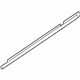 GM 24468036 Belt Molding, Rear Outer Passenger Side
