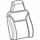 GM 19257288 Seat Back Cover, Front Passenger Side