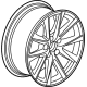 GM 84523081 Wheel GM 84523081 Wheel
