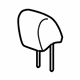 GM 23433506 Headrest, Titanium, Front GM 23433506 Headrest, Titanium, Front