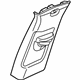GM 84543883 Upper Center Pillar Trim, Black, Driver Side