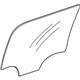 GM 22839367 Door Glass, Rear Driver Side